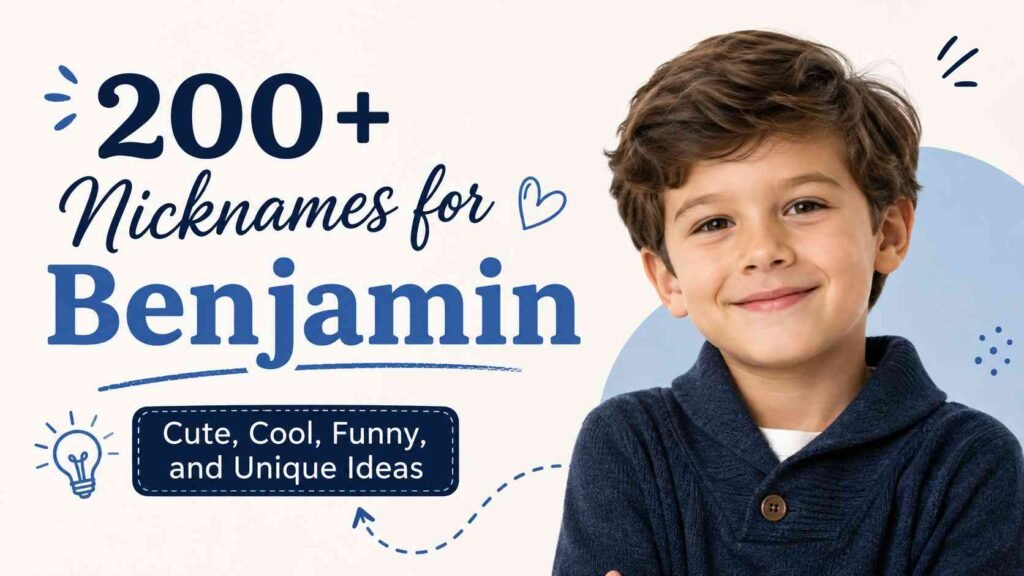 Nicknames for Benjamin