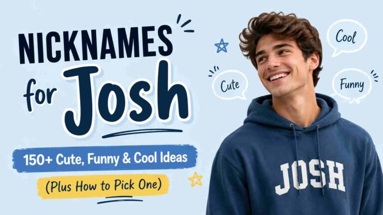 Nicknames for Josh
