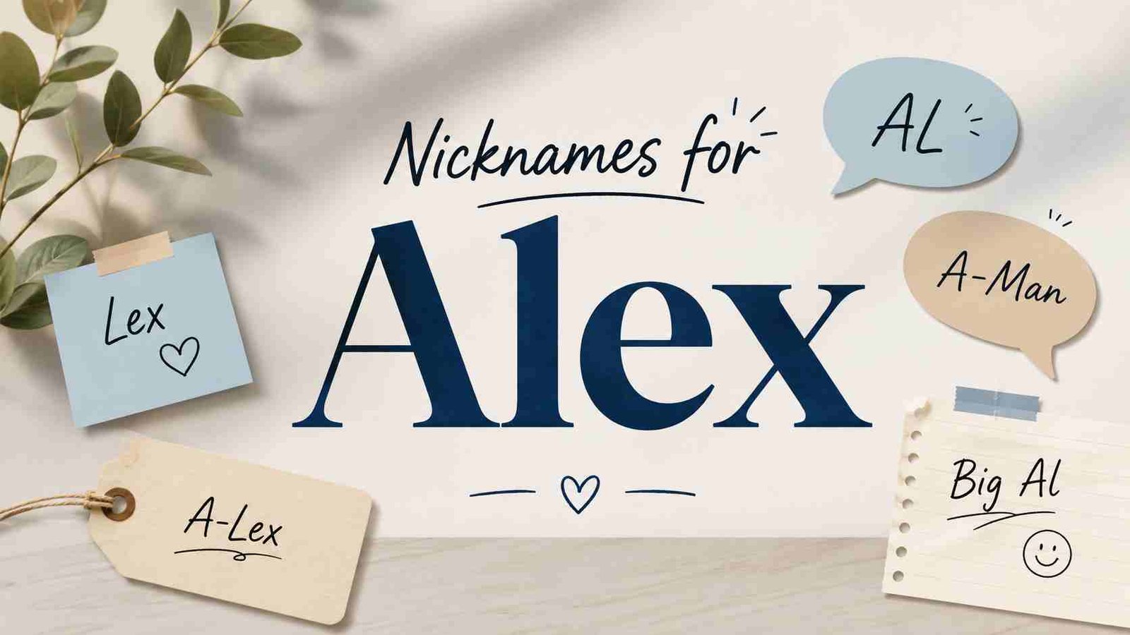 Nicknames for Alex
