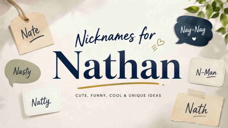 Nicknames for Nathan