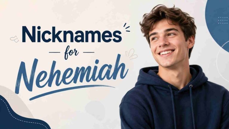 Nicknames for Nehemiah