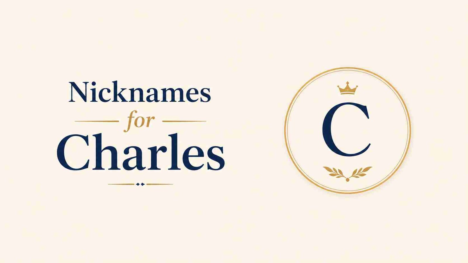 Nicknames for Charles