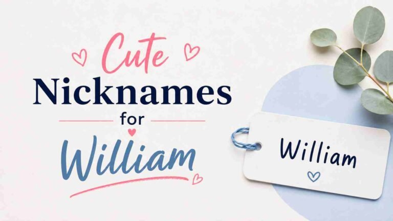 Cute Nicknames for William