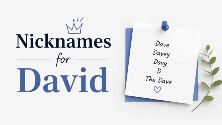 nicknames for David