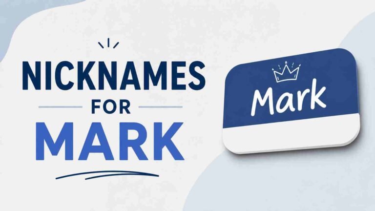Nicknames for Mark