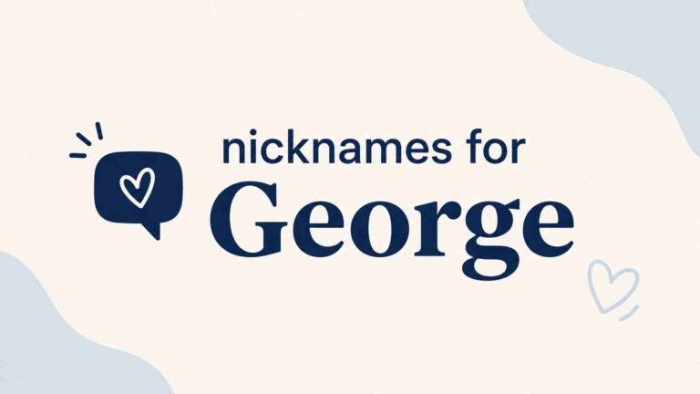 nicknames for George