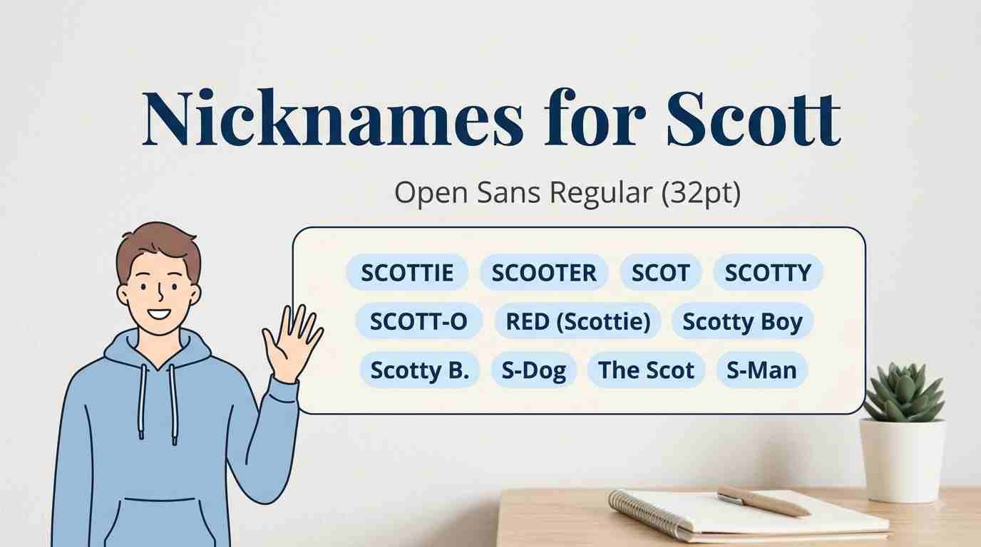 Nicknames for Scott