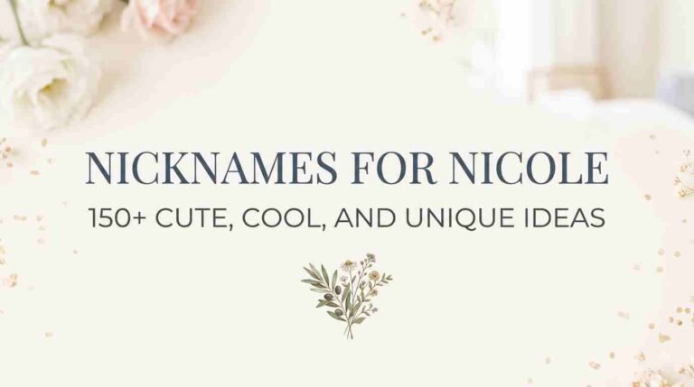 Nicknames for Nicole