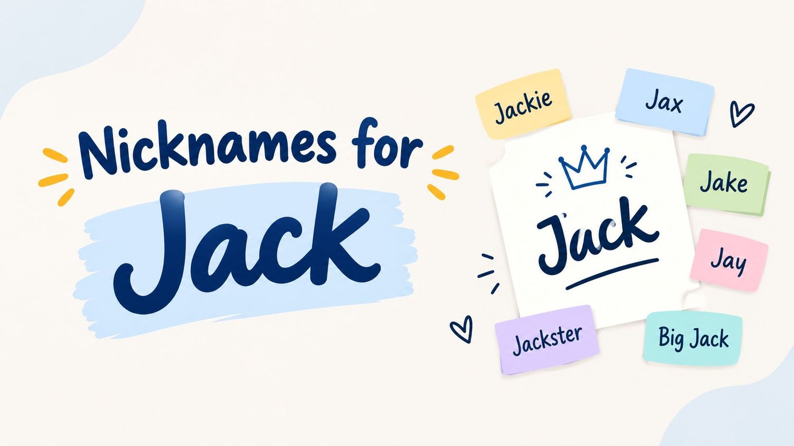 Nicknames for Jack