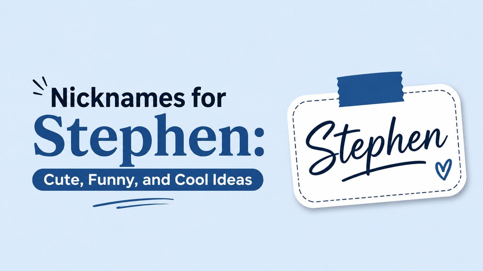 Nicknames for Stephen