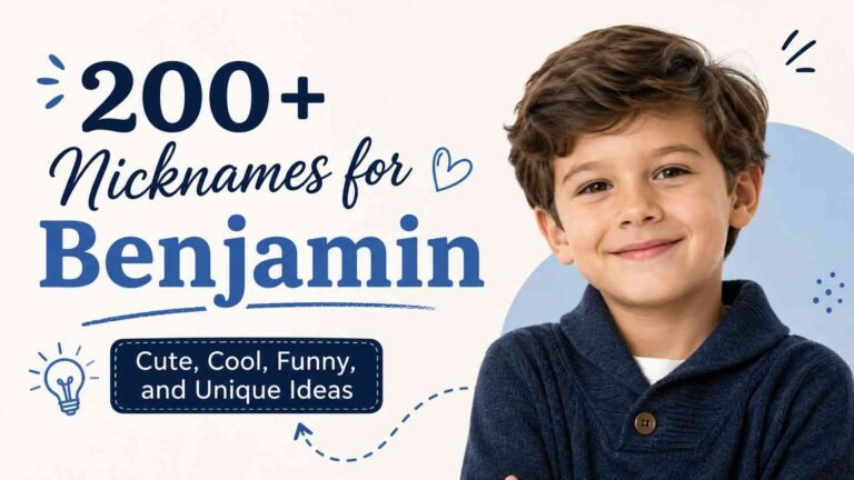 Nicknames for Benjamin